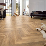 Treviso Oak D4764 Herringbone 8mm Laminate Flooring by Kronotex