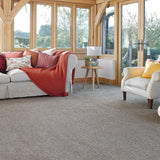 Walnut 15 Stainfree Rustique Saxony Carpet by Abingdon