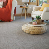 Walnut 15 Stainfree Rustique Saxony Carpet by Abingdon