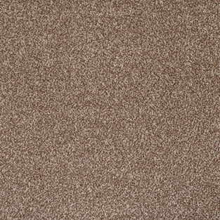 Warm Brown Selene Saxony Carpet