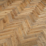 Worn Oak Herringbone 14/3mm Engineered Wood Flooring