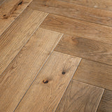 Worn Oak Herringbone 14/3mm Engineered Wood Flooring