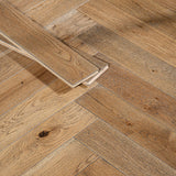 Worn Oak Herringbone 14/3mm Engineered Wood Flooring