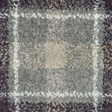 Chocolate & Grey Tartan Castle Wilton Carpet