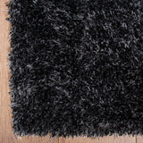 Dark Grey / Black Jewel Shaggy Rug