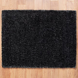 Dark Grey / Black Jewel Shaggy Rug
