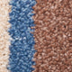Blue 580 Palm Beach 4m & 5m Wide Striped Carpet
