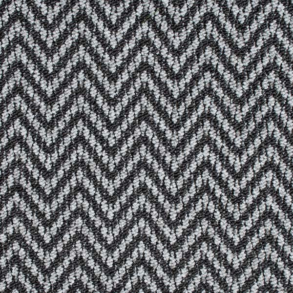 Anthracite Aztec Herringbone Carpet