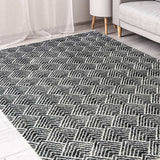 Grey Scales Capella Patterned Rug