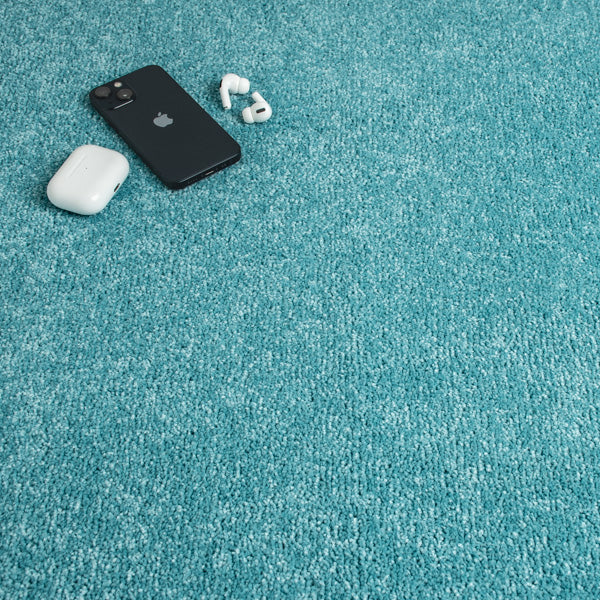 Aqua Blue 81 Carousel Twist Carpet