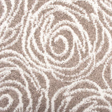 Beige Cream Rose Castle Wilton Carpet