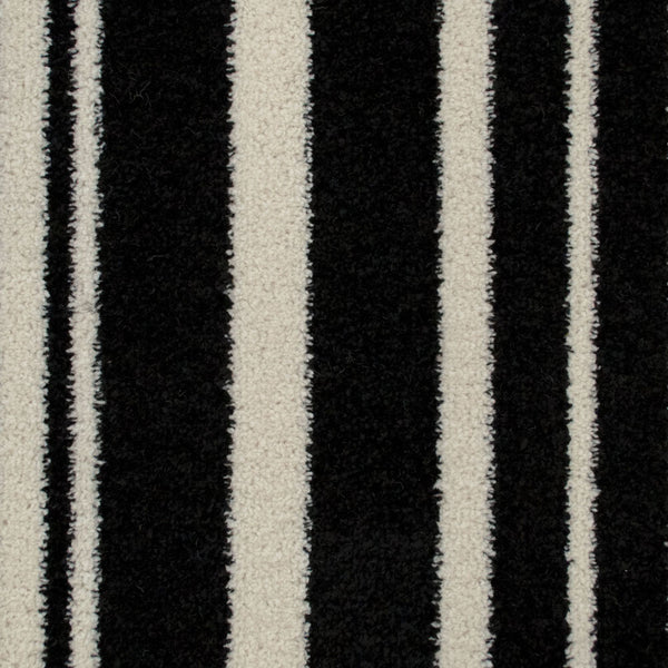 Black 990 Pop Art Striped Carpet