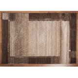 Brown / Cream Kanvas Bengal Rug