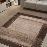 Brown / Cream Kanvas Bengal Rug