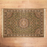 Knight Green Patterned Rixos Rug
