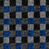 Cobalt Blue GIN3 Gingham Wilton Carpet