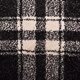 Black White Dali Tartan Carpet