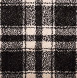Black White Dali Tartan Carpet