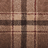 Brown Red Dali Tartan Carpet