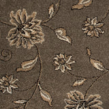 Grey Floral Castle Wilton Carpet