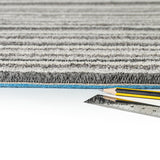 Bohemian Stripes 98 Soft Noble Feltback Carpet