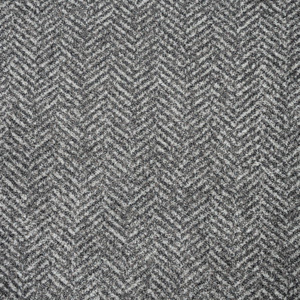 Herringbone Pewter Illusion Wilton Carpet