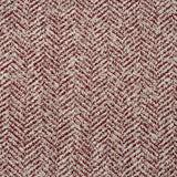Herringbone Red Illusion Wilton Carpet