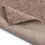 Herringbone Red Illusion Wilton Carpet