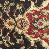 Classical Black Floral Windermere Carpet