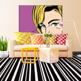 Pop Art Striped Carpet