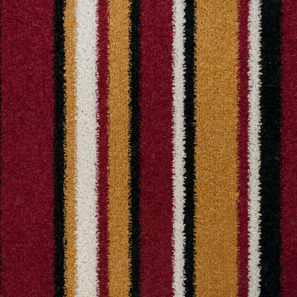 Red 190 Pop Art Striped Carpet