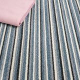 Ocean Stripes 38 Soft Noble Feltback Carpet