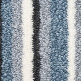 Ocean Stripes 38 Soft Noble Feltback Carpet