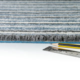 Ocean Stripes 38 Soft Noble Feltback Carpet