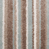 Rustic Sky Striped More Noble Saxony Actionback Carpet