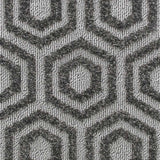 Dark & Light Grey Geometric Structura Carpet