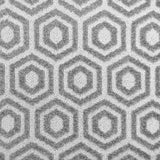 Grey & Cream Geometric Structura Carpet