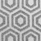 Grey & Cream Geometric Structura Carpet