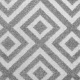 Grey & Cream Diamond Structura Carpet