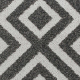 Dark Grey & Cream Diamond Structura Carpet