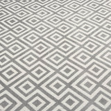 Grey & Cream Diamond Structura Carpet