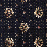 Midnight Blue 2505 30 Medallion Patterned Wilton Wiltax Carpet