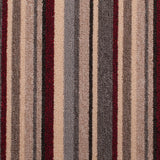 Wine Ribbon Striped Carpet