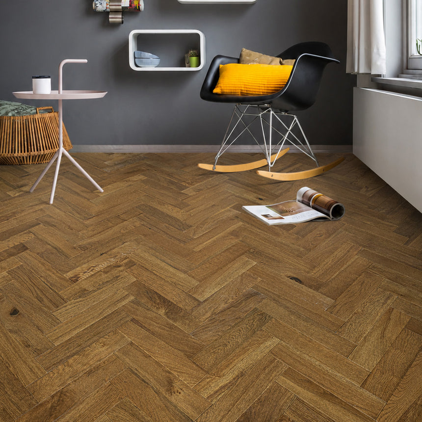 Heritage Oak Herringbone 14/3mm Engineered Wood Flooring