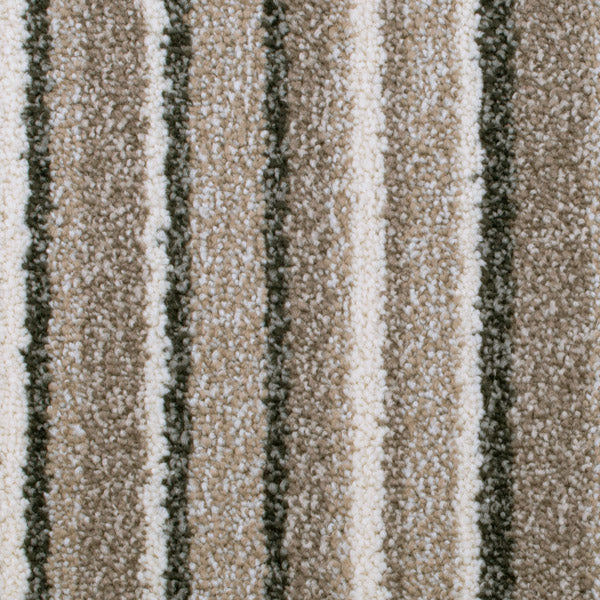 Cavern Sand 74 Noble Striped Saxony Collection Carpet