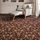 Regal Red Indian Palace Wentworth Patterned Wilton Carpet