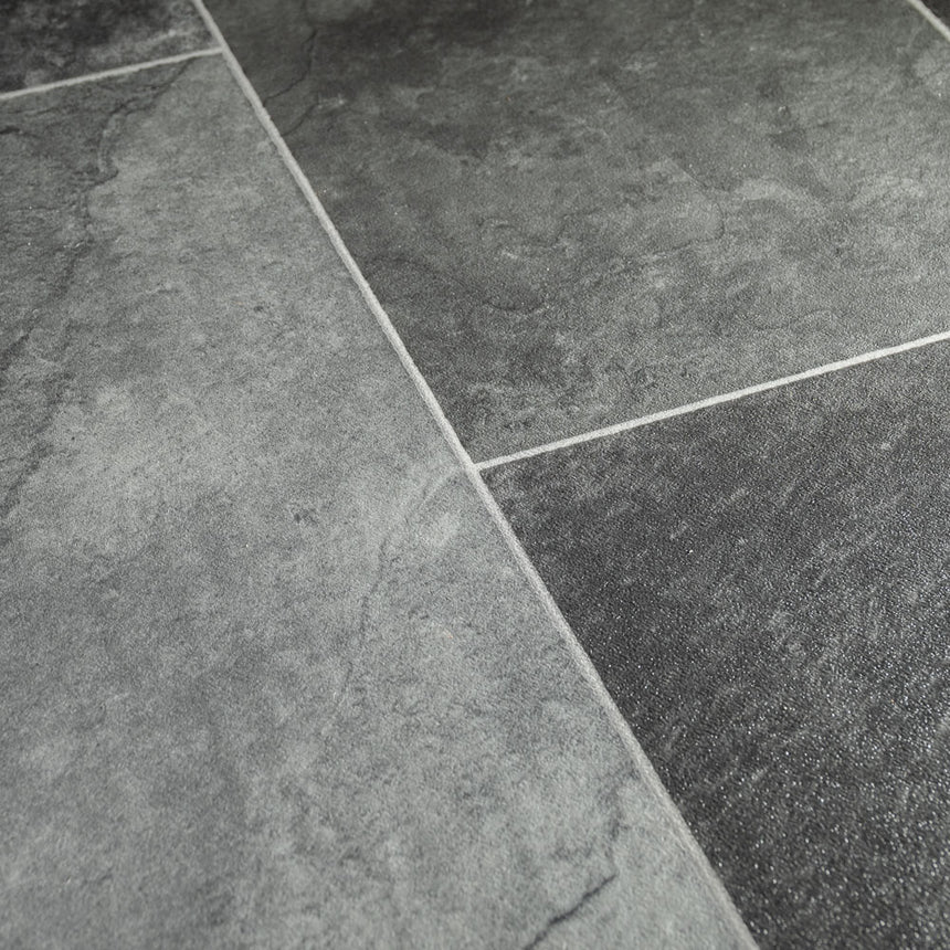 Salisbury 989D Rimini Tile Vinyl Flooring Clearance