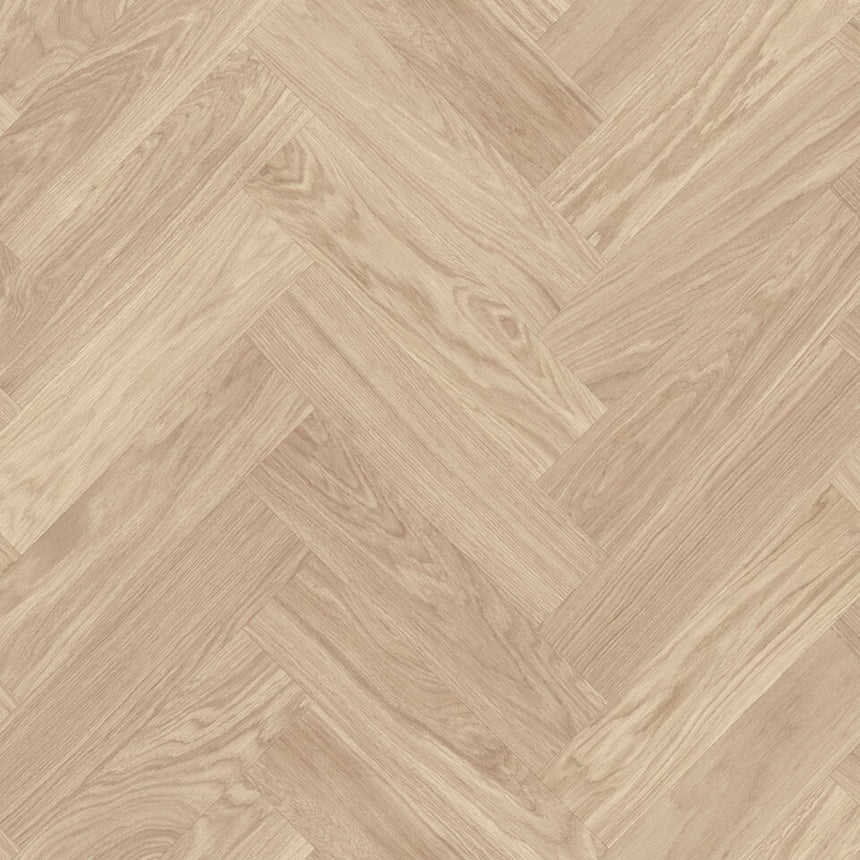 Skane Herringbone Wheat Goliath 450 Vinyl Flooring by Tarkett