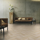 Ancares Herringbone Grege Goliath 450 Vinyl Flooring by Tarkett