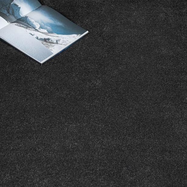 Anthracite Grey Hartwell Saxony Carpet